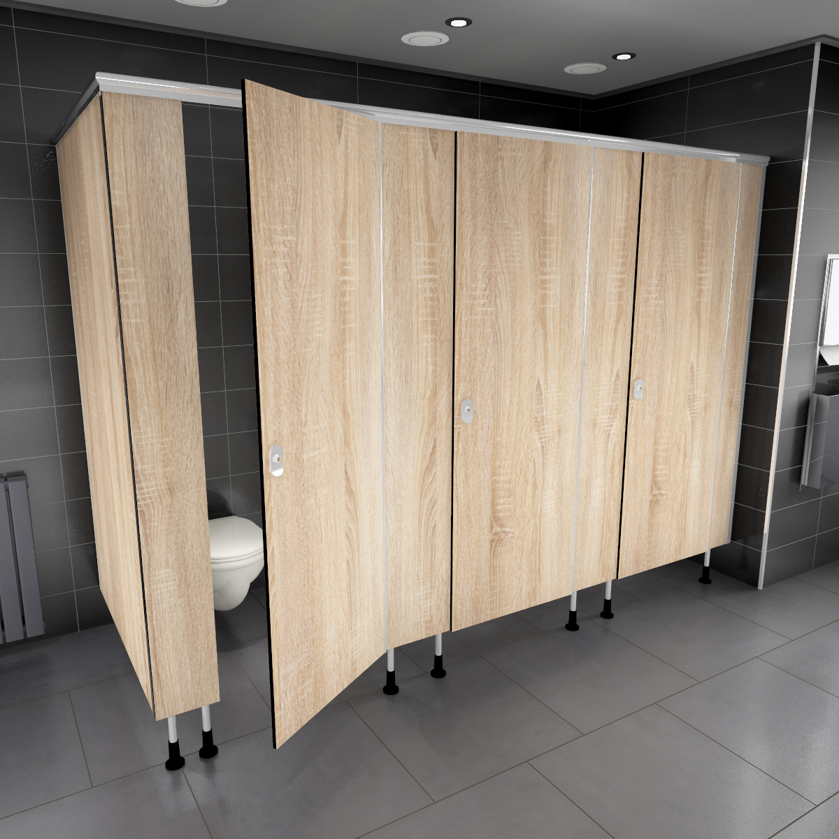 Cabines op stelvoeten