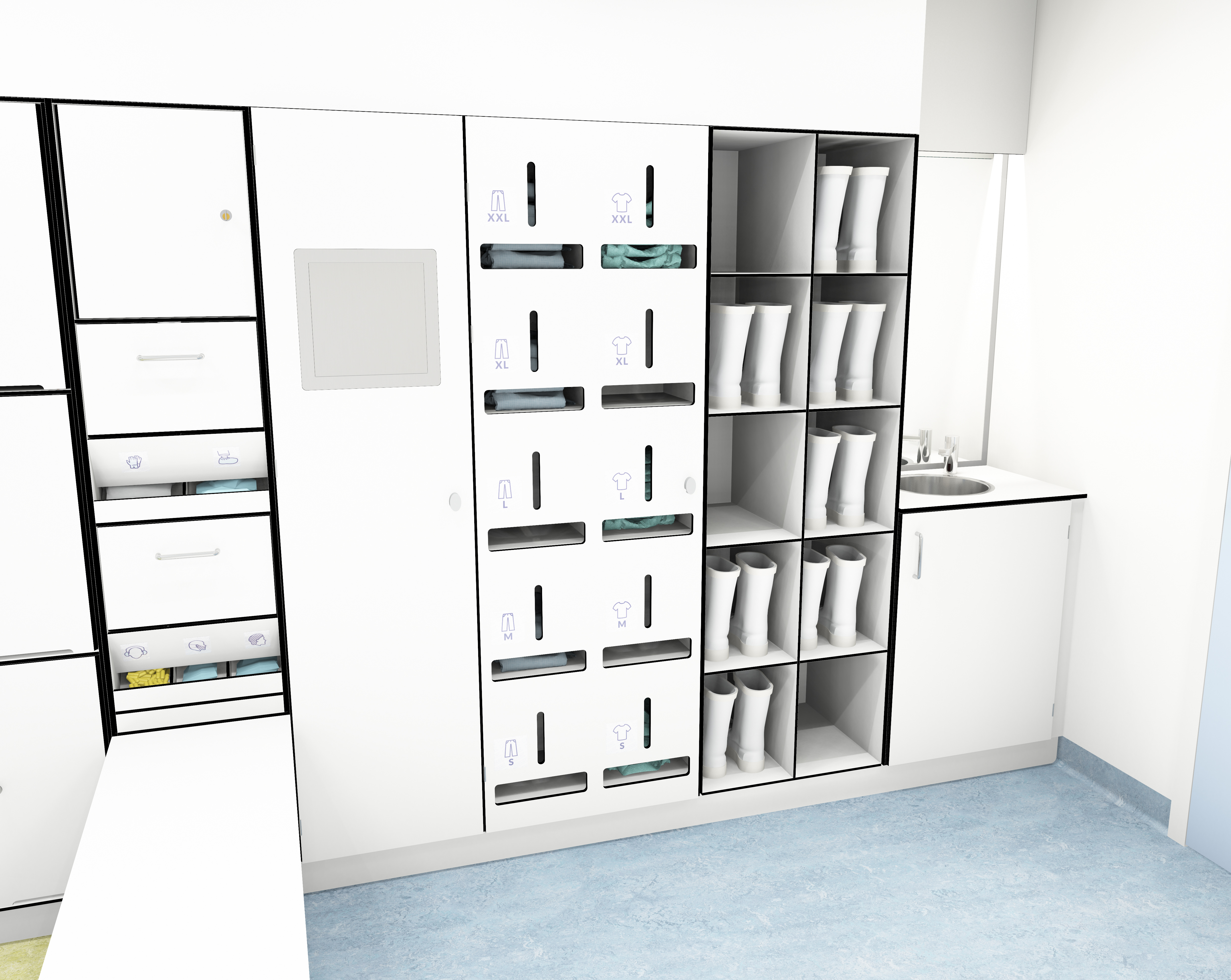 Kledinguitgifte kasten