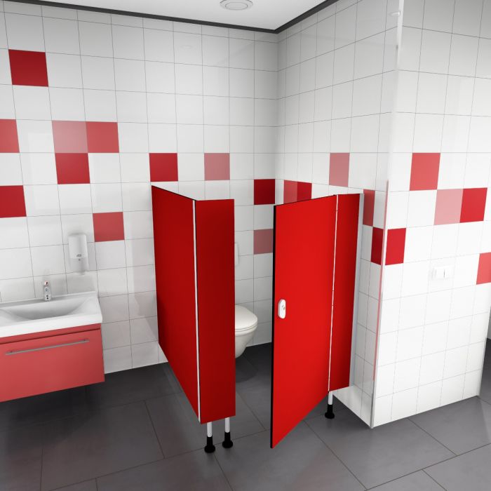 Kids Toilet Partitions in Solid Phenolic Core