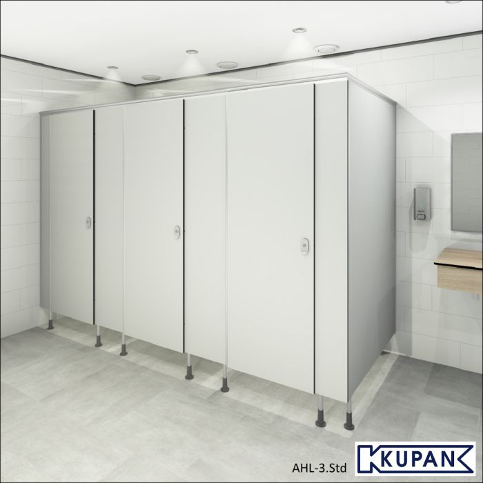 Sanitaire wanden toiletcabine Essence softclose