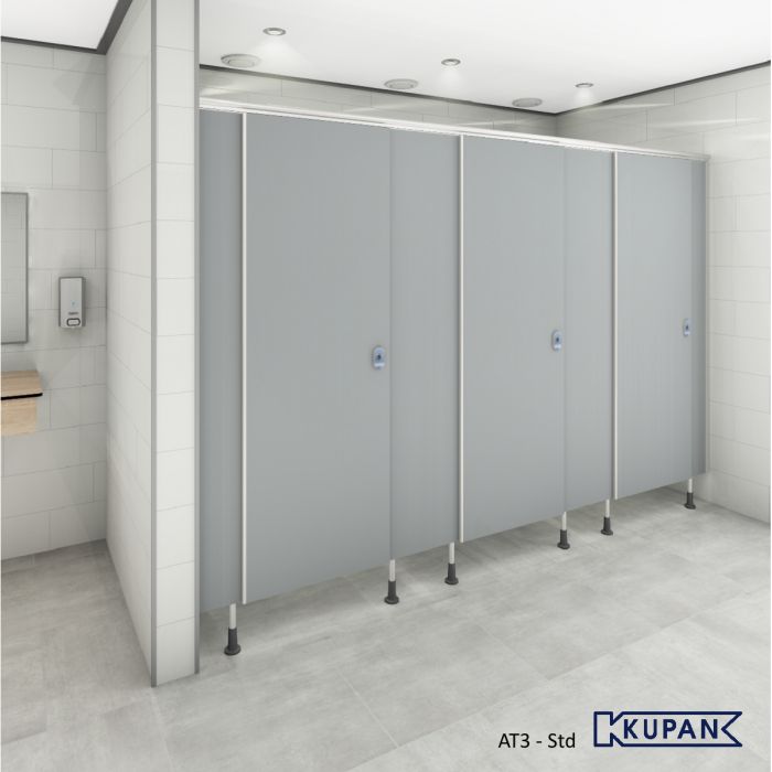 Toiletcabine sanitaire wanden met softclose Volkern