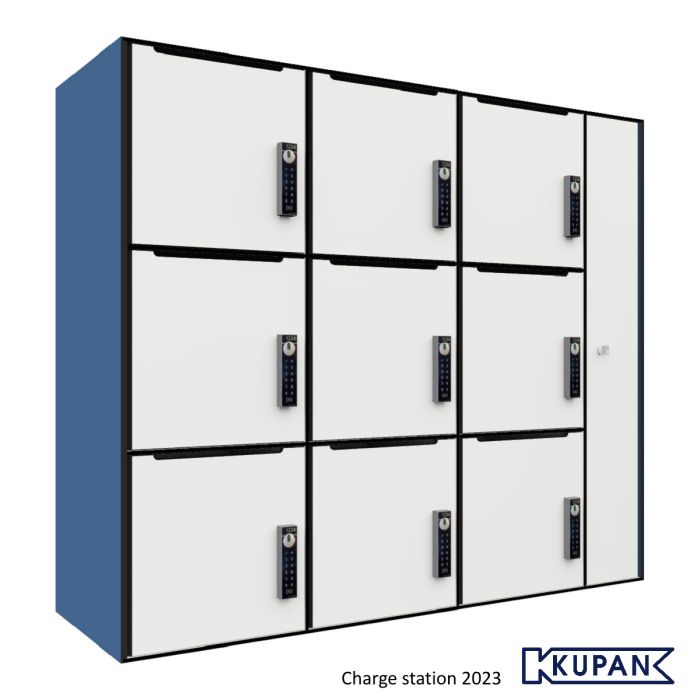 E-PowerLocker Laptop, laadstation, powerBox Ladestation, E_Laptop-PowerLocker, Notebook