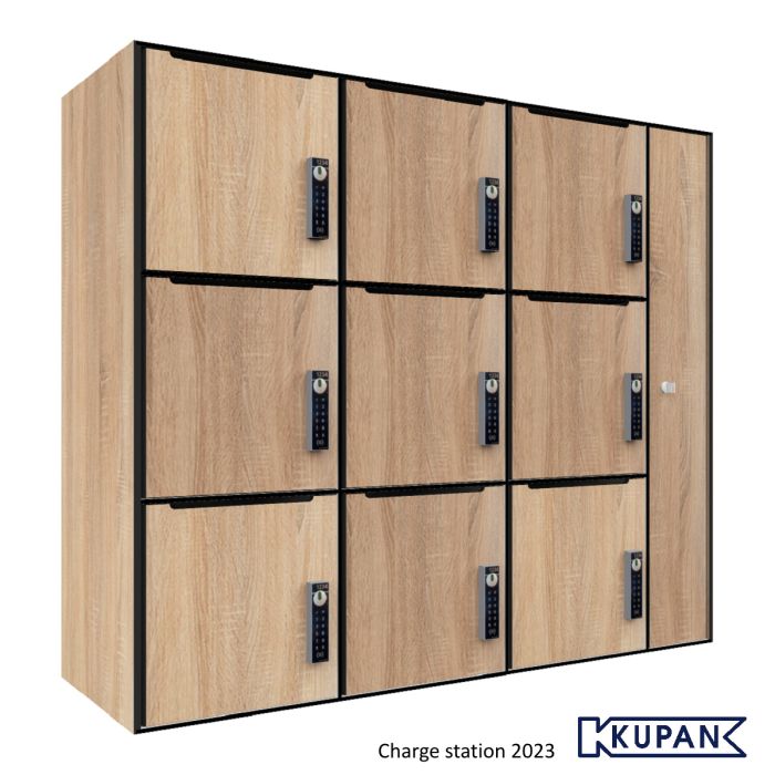 Power Charging Locker Station, powerBox Ladestation