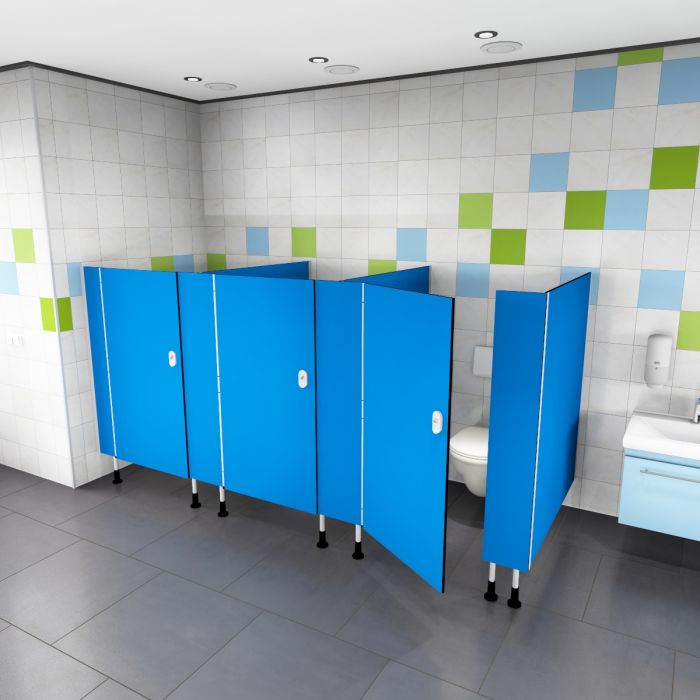 Kids sanitaire wanden verlaagd voor kleuter en peuter onderwijs