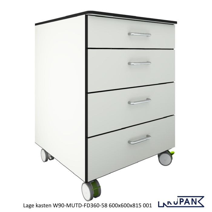 Rollcontainer 4 drawer