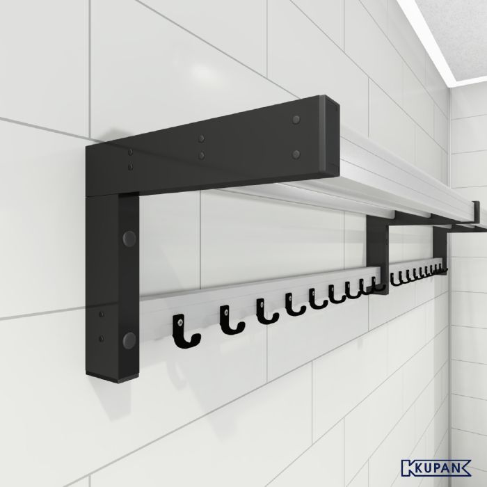 wandkapstok kapstokken industrieel