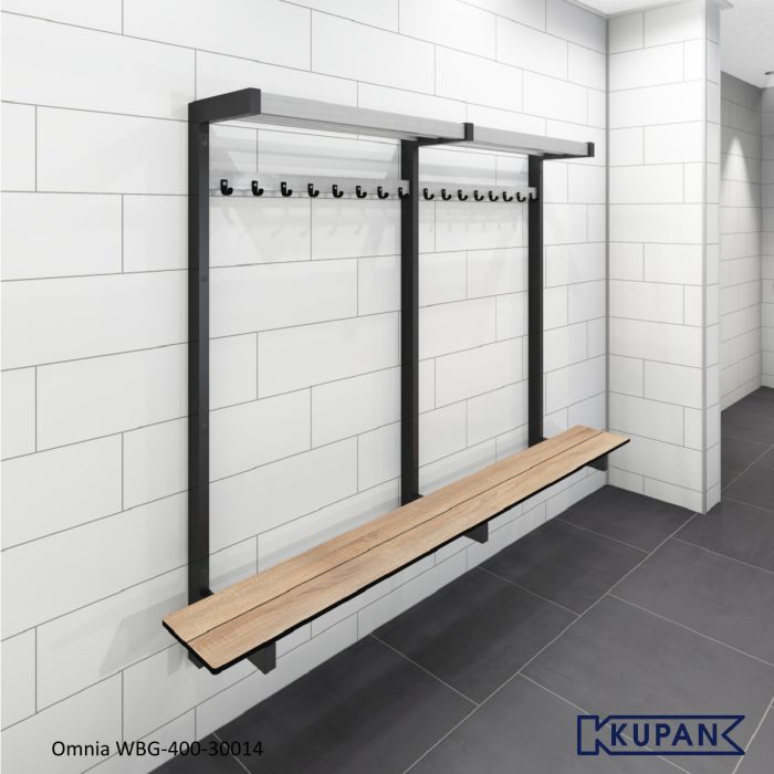 Wandbank kleedkamer garderobe best getest