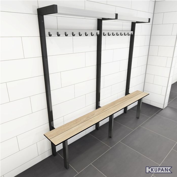 Kleedkamer banken, voetbal, handbal, hockey, tennis, rugby, golf, korfbal, zwemmen, turnen, fitness