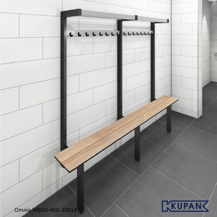 Wandbank kleedkamer garderobe best getest