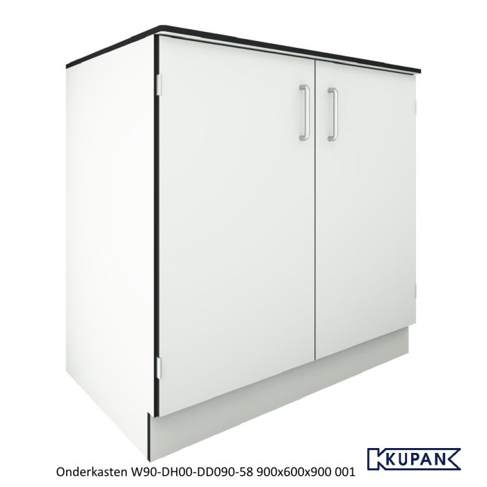 Laboratorium onderkast met dubbele deur