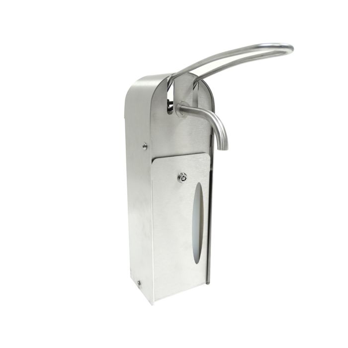 desinfectie- en zeepdispenser afsluitbaar