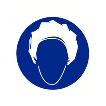 sticker haarnet verplicht