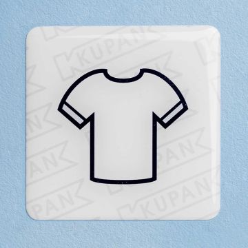 Doming sticker voor Shirtmaat