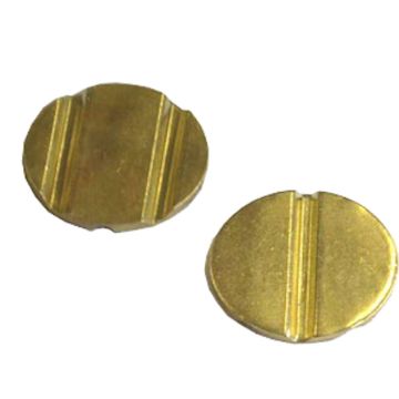 Munt met gleuf t.b.v. Safe-O-Mat pandsloten