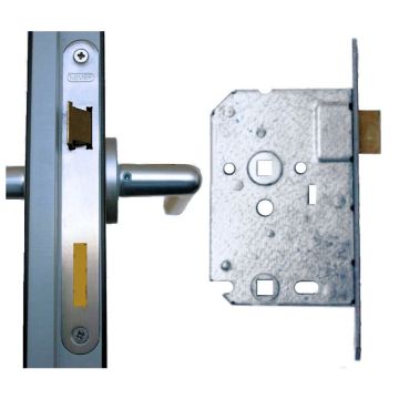 NEMEF insteekslot 1264-17 V+B met RVS voorplaat