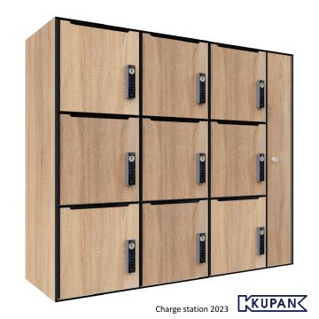 Power Charging Locker Station, powerBox Ladestation