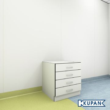 Onderkast ladekast voor laboratoria