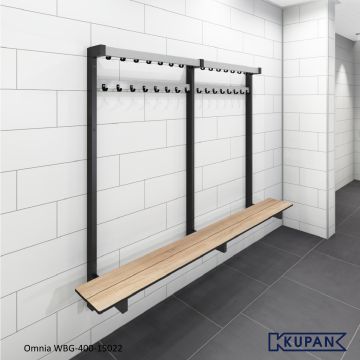 Kleedkamer wandbank type WBG 15022