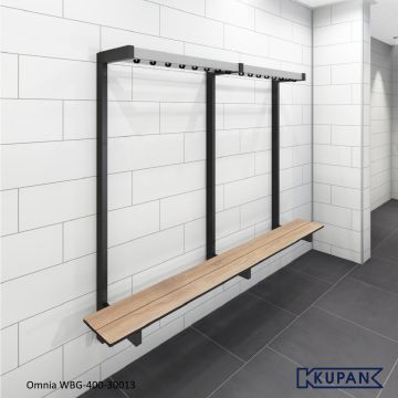 Kleedkamer wandbank WBG 30013