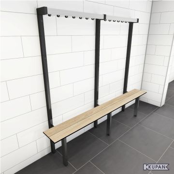 Gymzaal kapstok met Bank