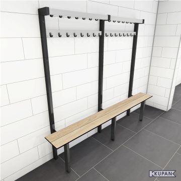 Gymzaal kapstok met Bank