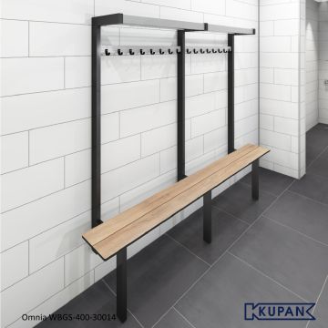 Gymzaal kapstok met Bank
