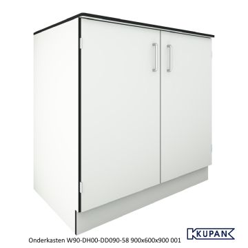 Laboratorium onderkast met dubbele deur