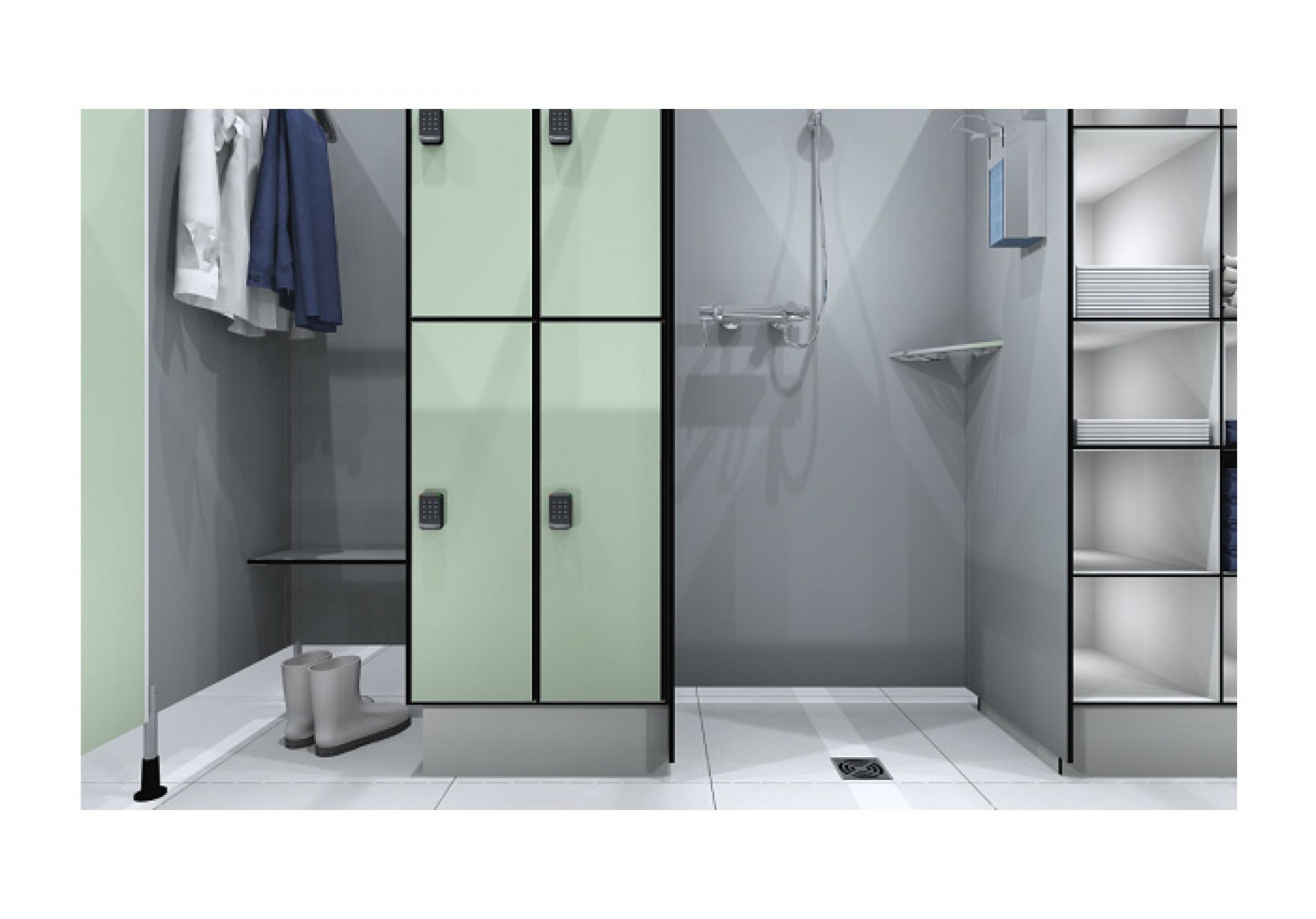 Man holding bike while standing on gray mountain